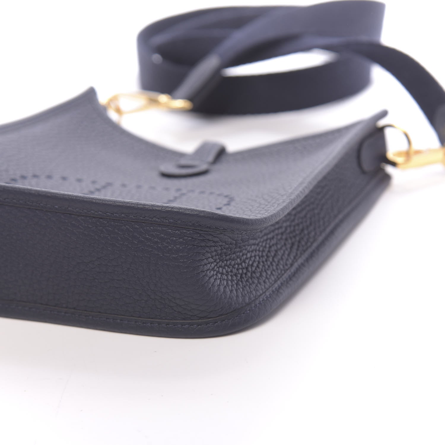 Hermes Taurillon Clemence Evelyne TPM Bleu Nuit 9 of 11