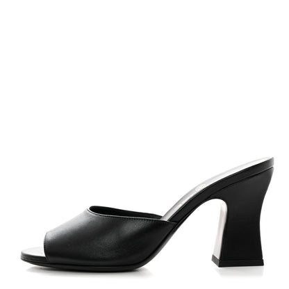 Chanel Lambskin CC Chain Mules 36.5 Black 1 of 8