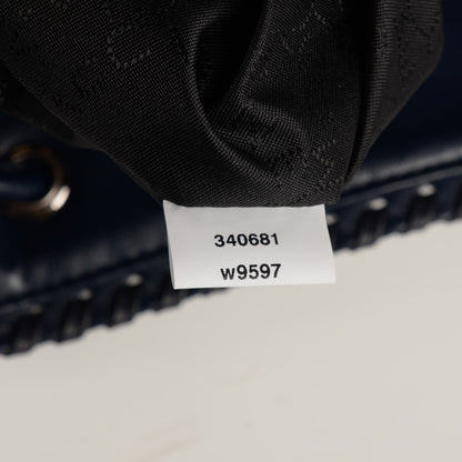 Stella McCartney Denim Quilted Falabella Backpack Blue 7 of 9