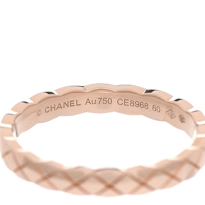 Chanel 18K Beige Gold Mini Coco Crush Ring 60 9 3 of 4