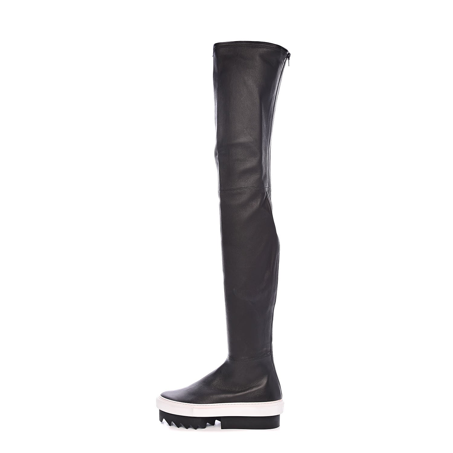 Givenchy Lambskin Platform Over The Knee Boots 37.5 Black 1 of 12