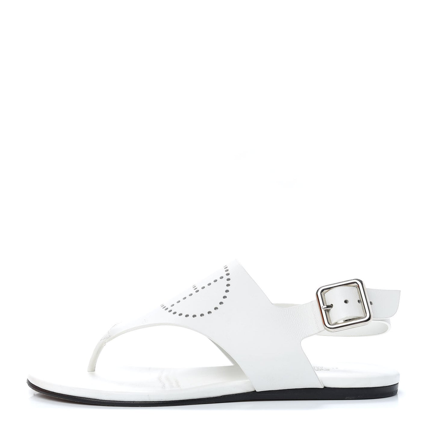 Calfskin Kola Sandals 35.5 White
