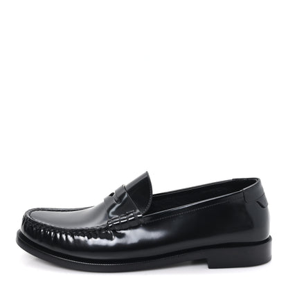 Saint Laurent Magnum Calfskin Le Loafer 15 Moccasin 38 Black 1 of 9