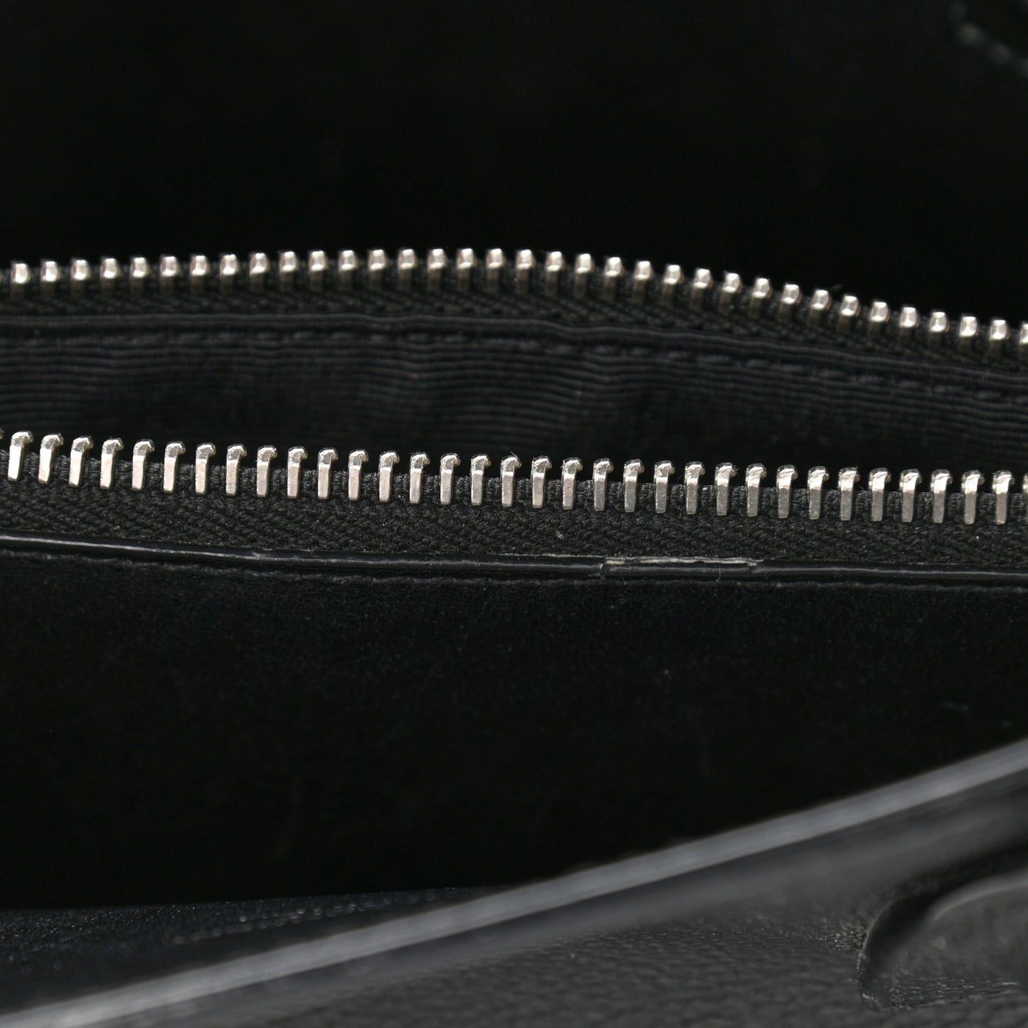 Grained Calfskin Baby Sac De Jour Black