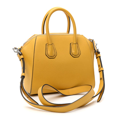 Givenchy Sugar Goatskin Mini Antigona Dark Yellow 2 of 10