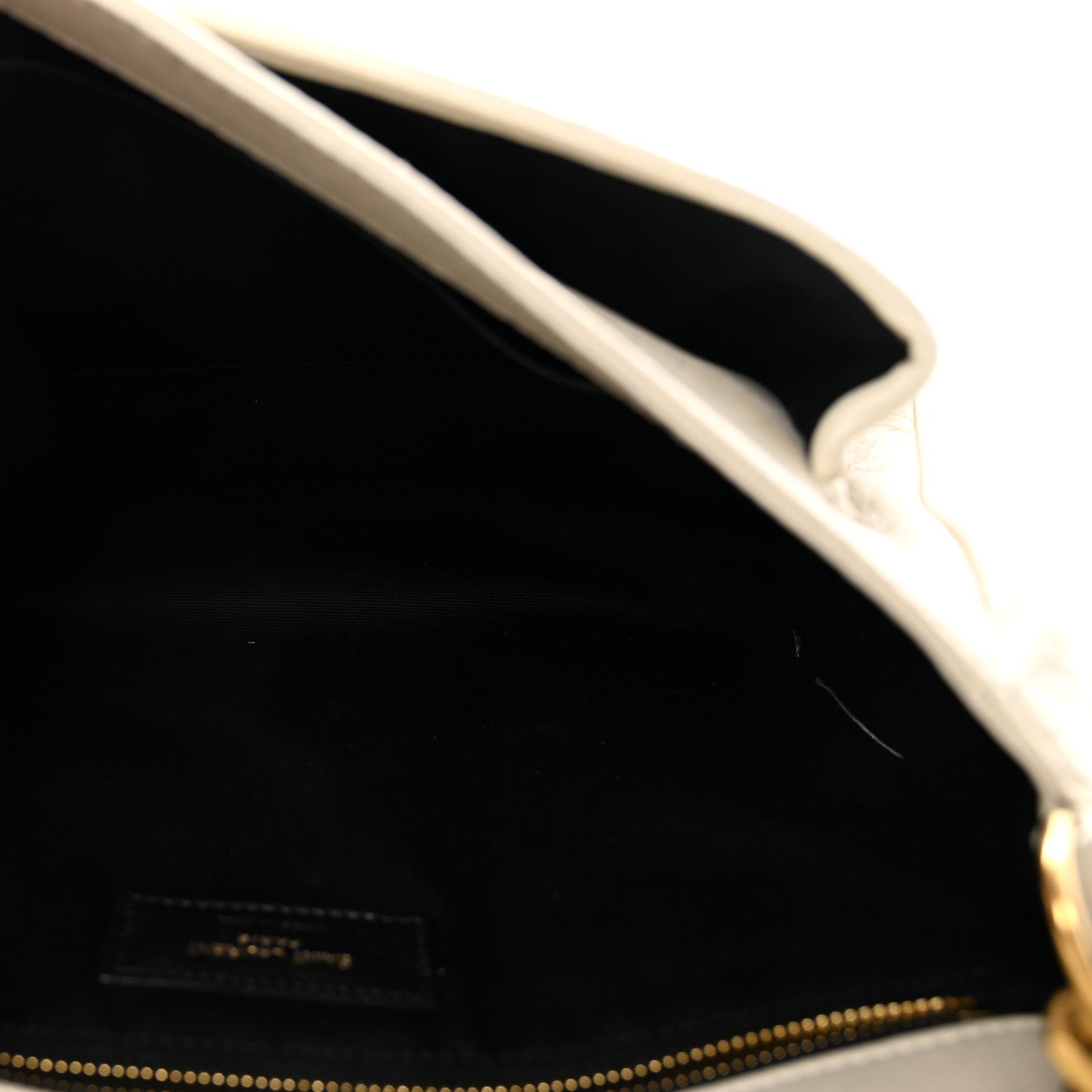 Saint Laurent Grained Lambskin Monogram Medium Niki Chain Satchel Crema Soft 5 of 10