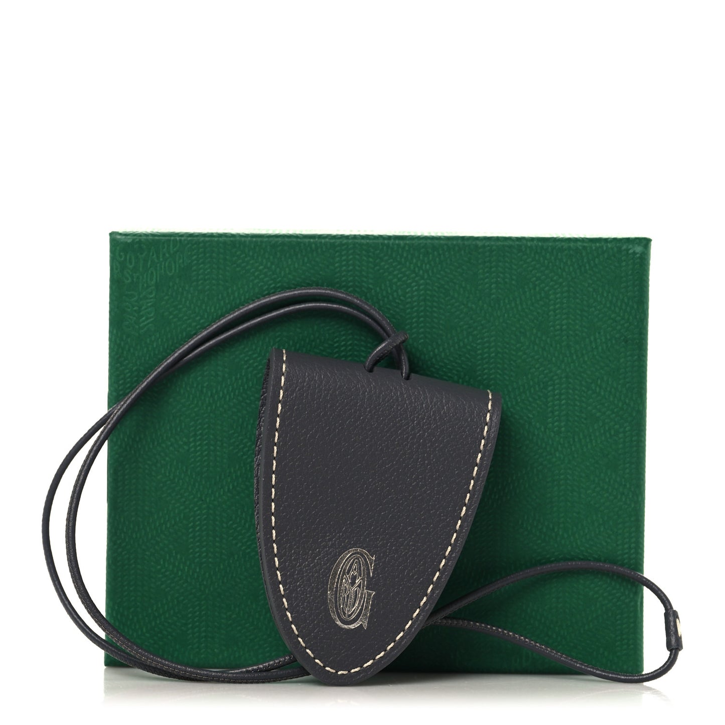 Calfskin Bag Clip Grey