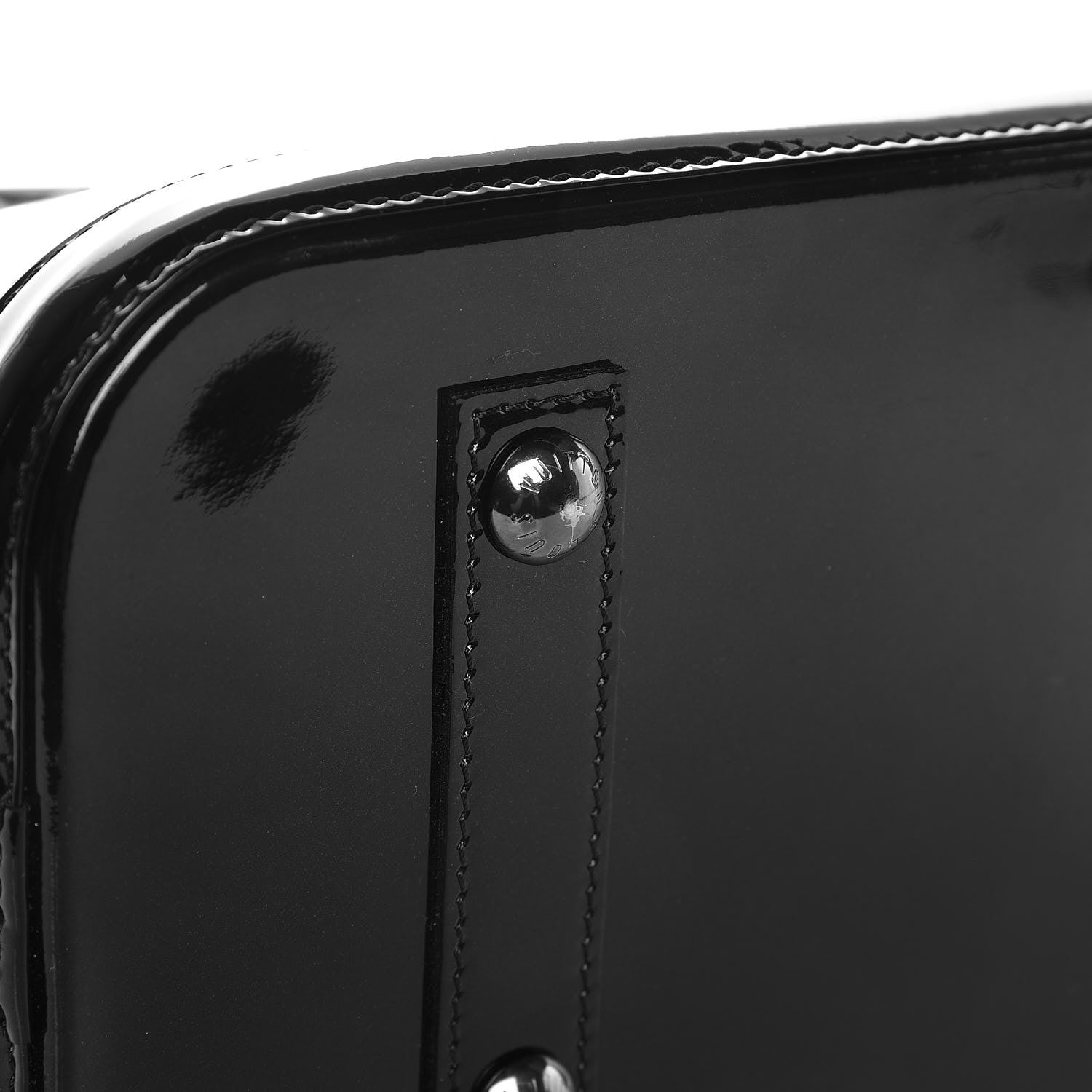 Louis Vuitton Vernis Alma PM Noir Magnetique 8 of 10