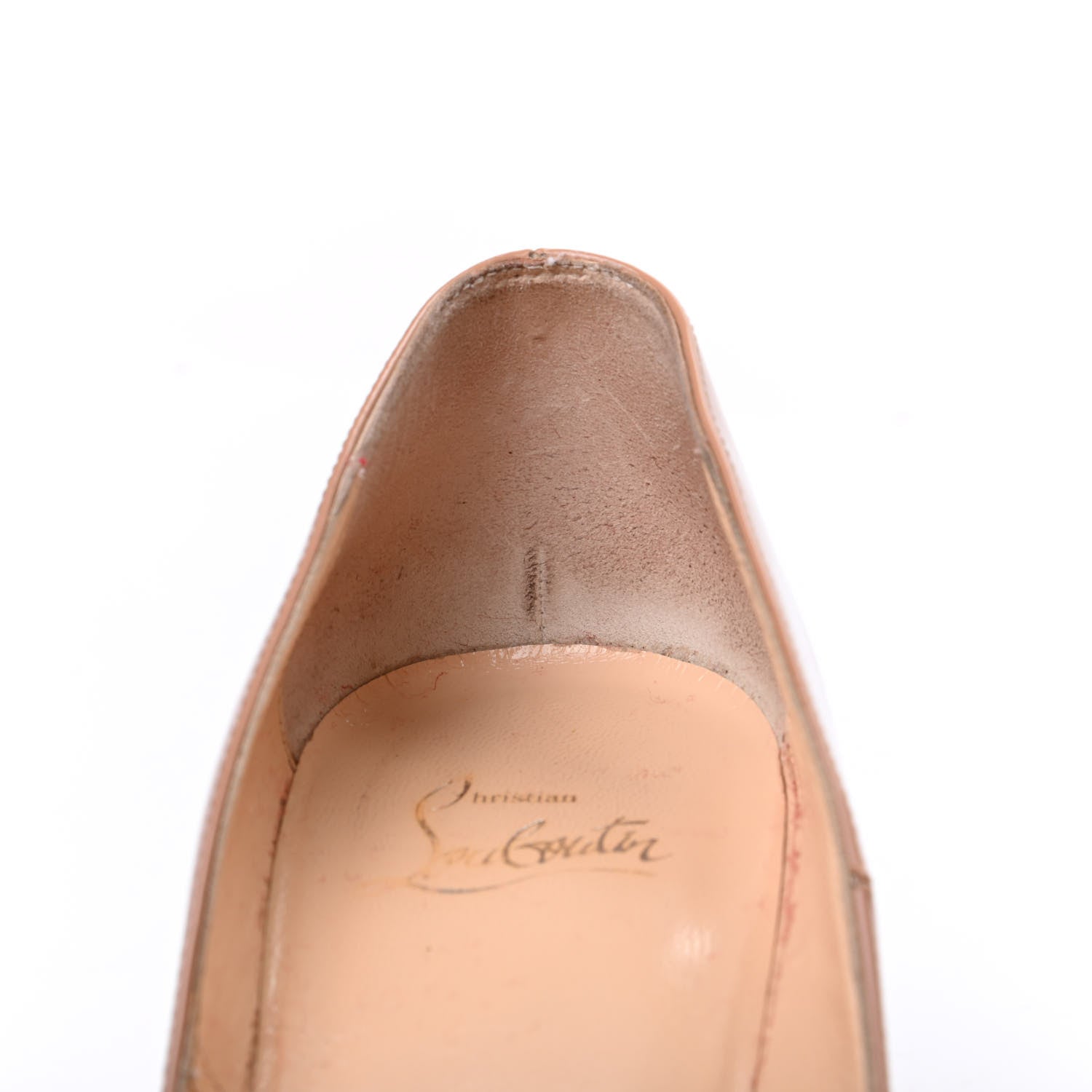 Christian Louboutin Patent So Kate Pumps 36.5 Nude 14 of 15