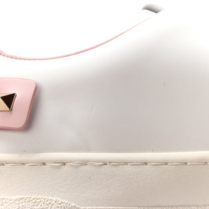 Valentino Garavani Calfskin Womens Backnet Sneakers 39.5 White Water Rose 12 of 15