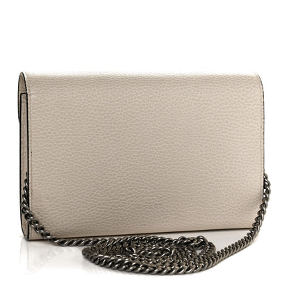 Gucci Dollar Calfskin Mini Dionysus Chain Wallet Mystic White 3 of 11