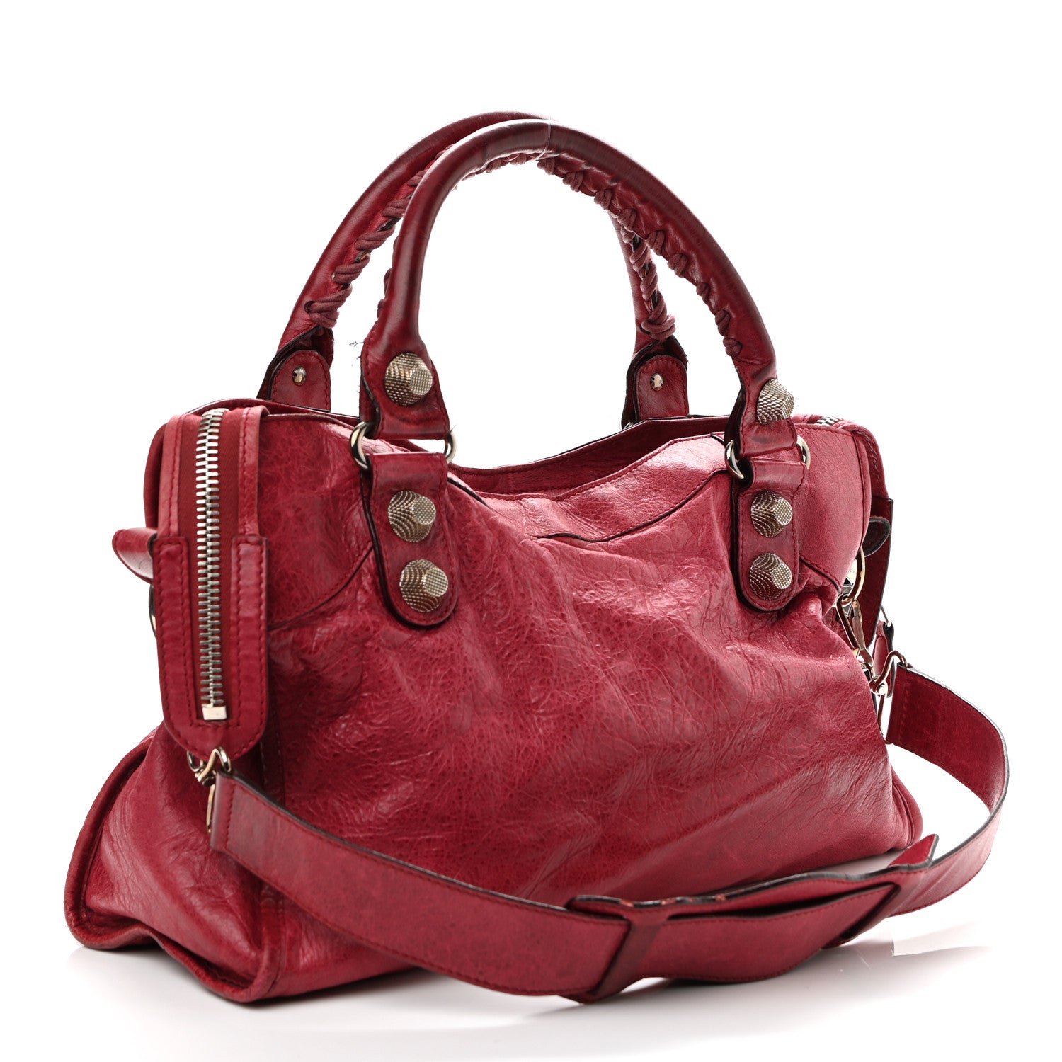 Balenciaga Agneau Giant 21 Silver Hardware City Pourpre 3 of 13