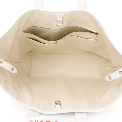 Louis Vuitton X NIGO Calfskin Tiger Journey Tote White 4 of 8