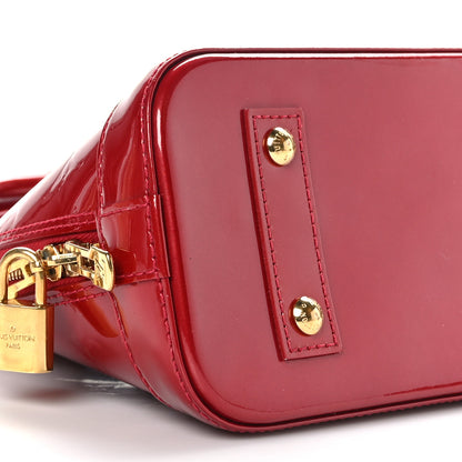 Louis Vuitton Vernis Alma BB Cherry 7 of 8