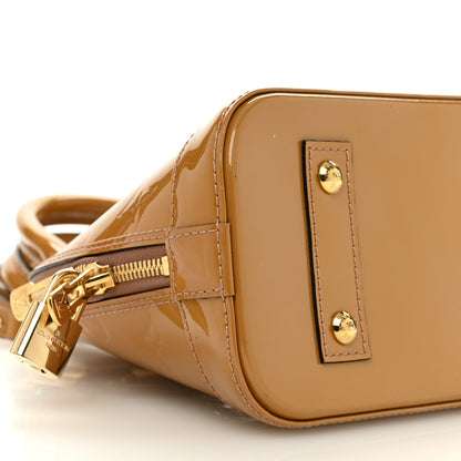 Louis Vuitton Vernis Alma BB Vert Olive 8 of 11
