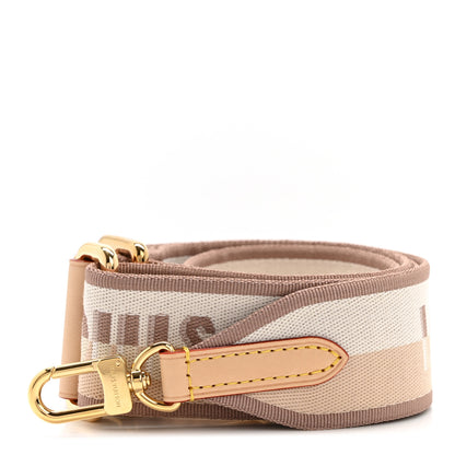 Louis Vuitton Jacquard Speedy Bandouliere 20 Shoulder Strap Beige 1 of 3
