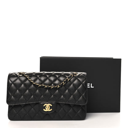 Chanel Caviar Quilted Medium Double Flap Black 11 of 11