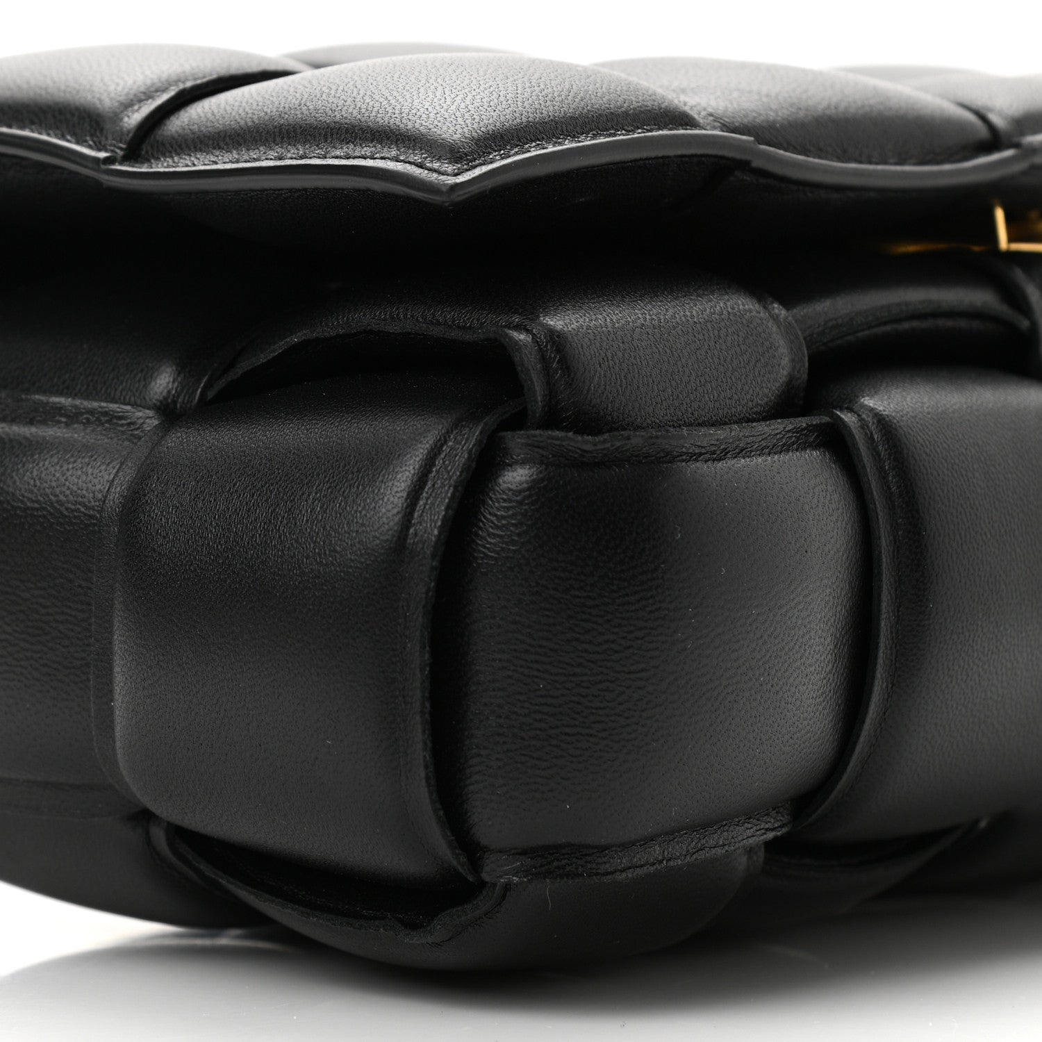 Bottega Veneta Nappa Maxi Intreccio Padded Cassette Crossbody Bag Black 9 of 14