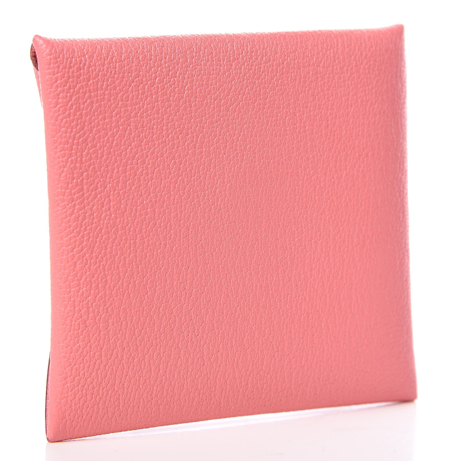 Hermes Chevre Mysore Bastia Coin Purse Rose Ete 3 of 8