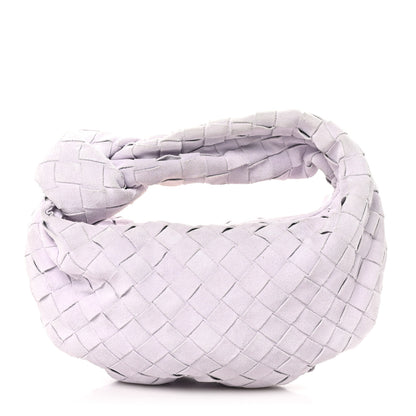 Bottega Veneta Suede Intrecciato Mini Jodie Mirth Washed 1 of 9