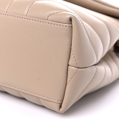 Saint Laurent Calfskin Y Quilted Monogram Small Loulou Chain Satchel Dark Beige 10 of 17