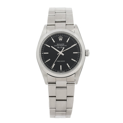 Rolex Stainless Steel 34mm Air-King Oyster Perpetual Precision Watch Black 14000 1 of 4