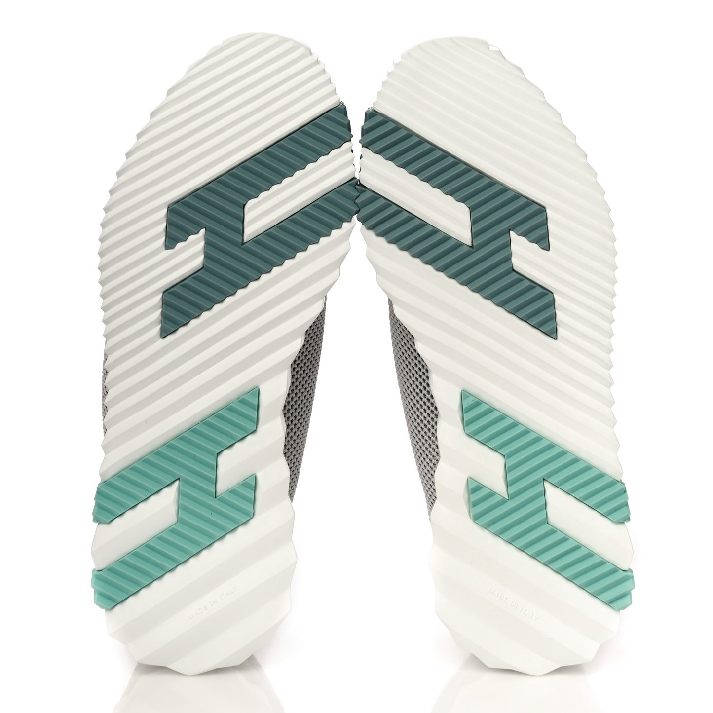 Air Mesh Suede Goatskin Bouncing Sneakers 37.5 Vert D'Eau