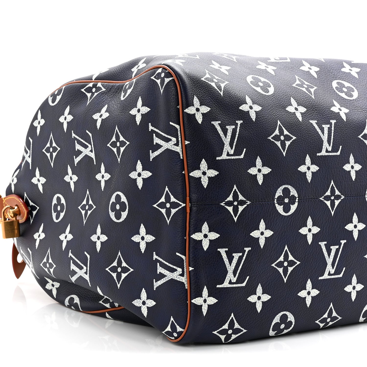 Louis Vuitton Calfskin Monogram Speedy P9 Bandouliere 50 Indigo 16 of 18