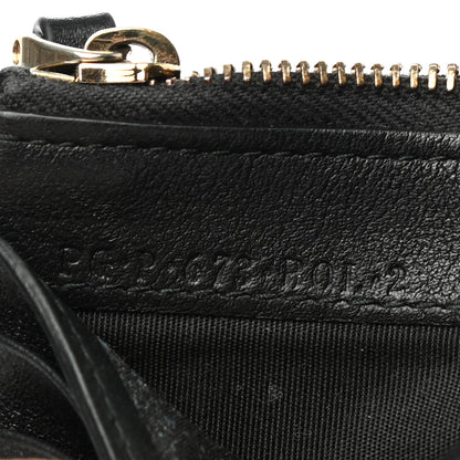Valentino Garavani Vitello Rockstud Coin Case Card Holder Black 6 of 7
