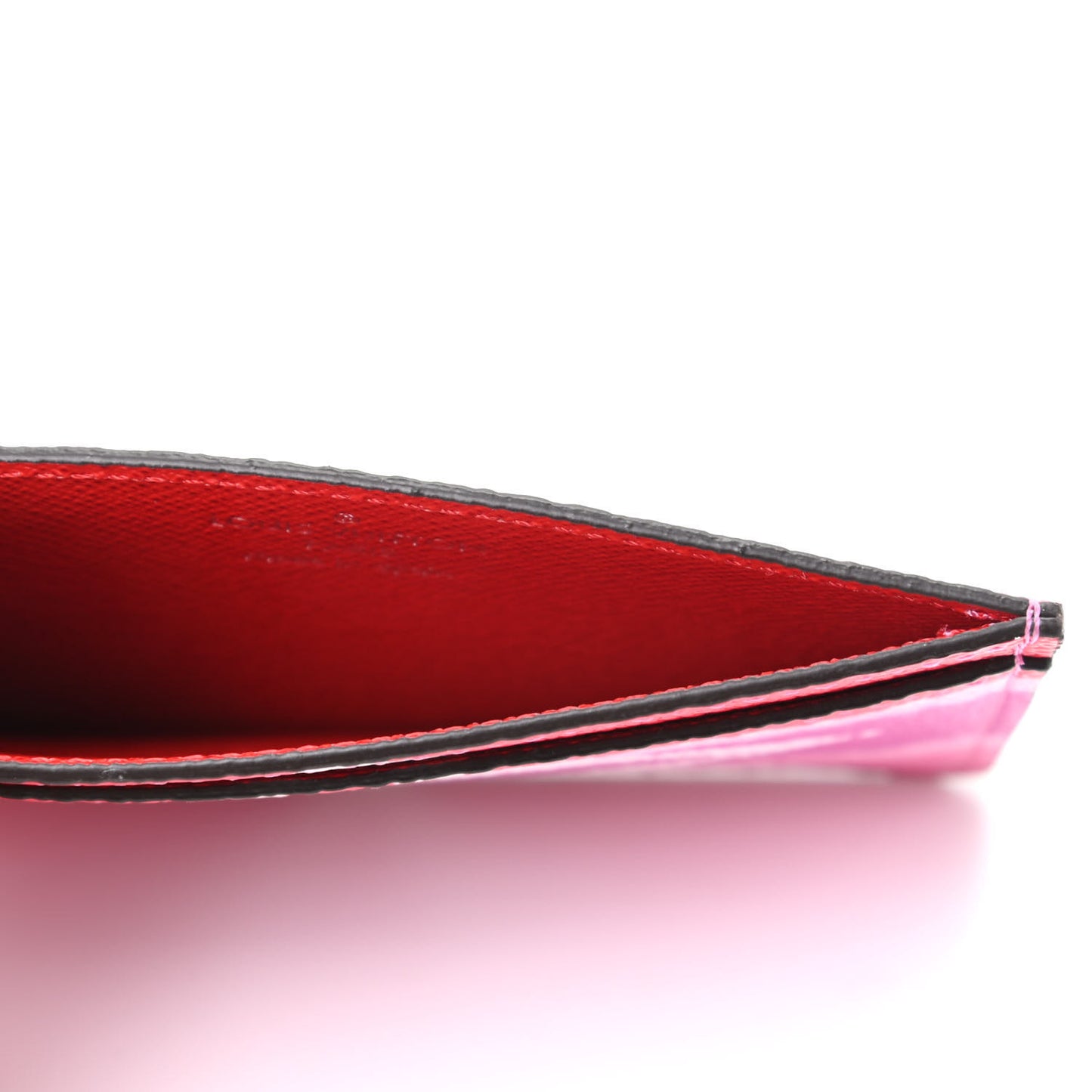 Monogram Escale Card Holder Rouge