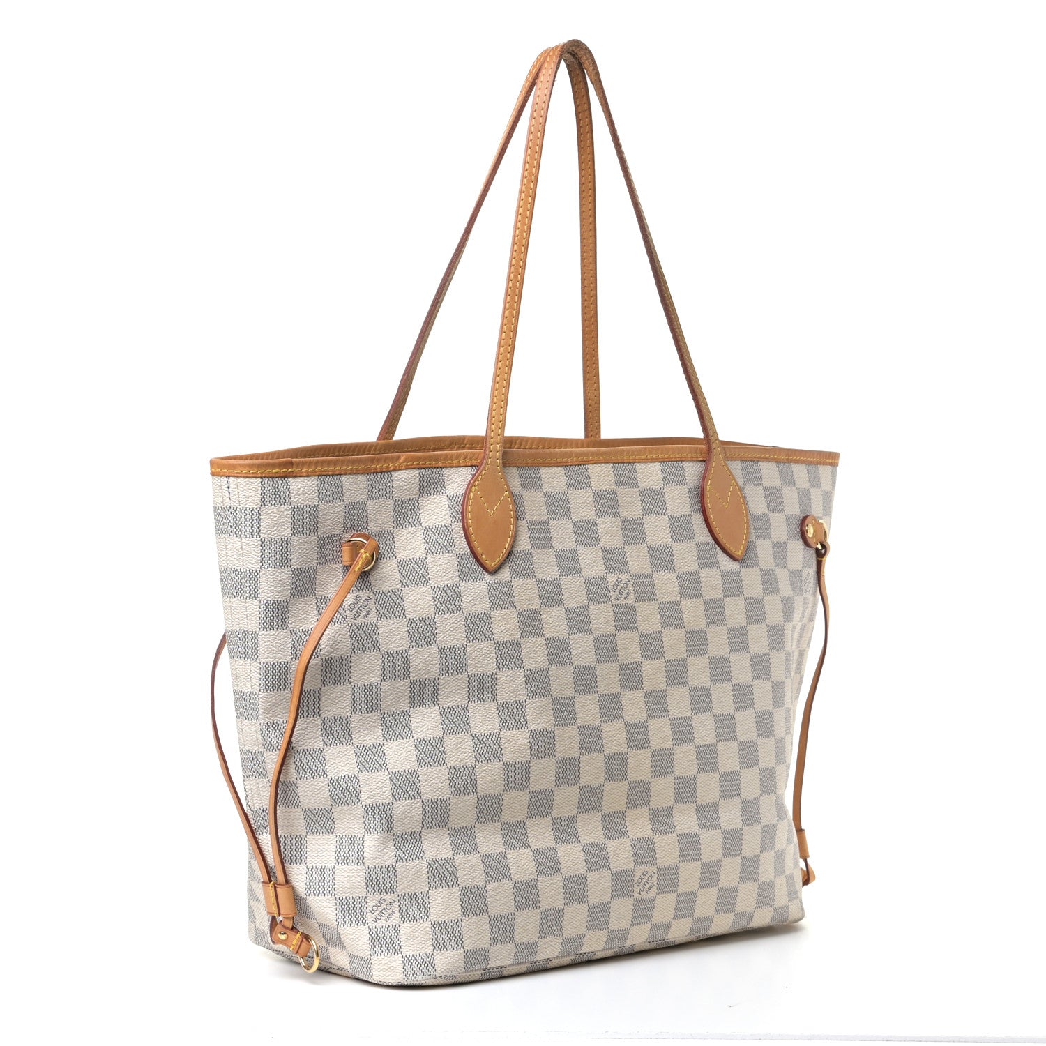 Louis Vuitton Damier Azur Neverfull MM 2 of 9
