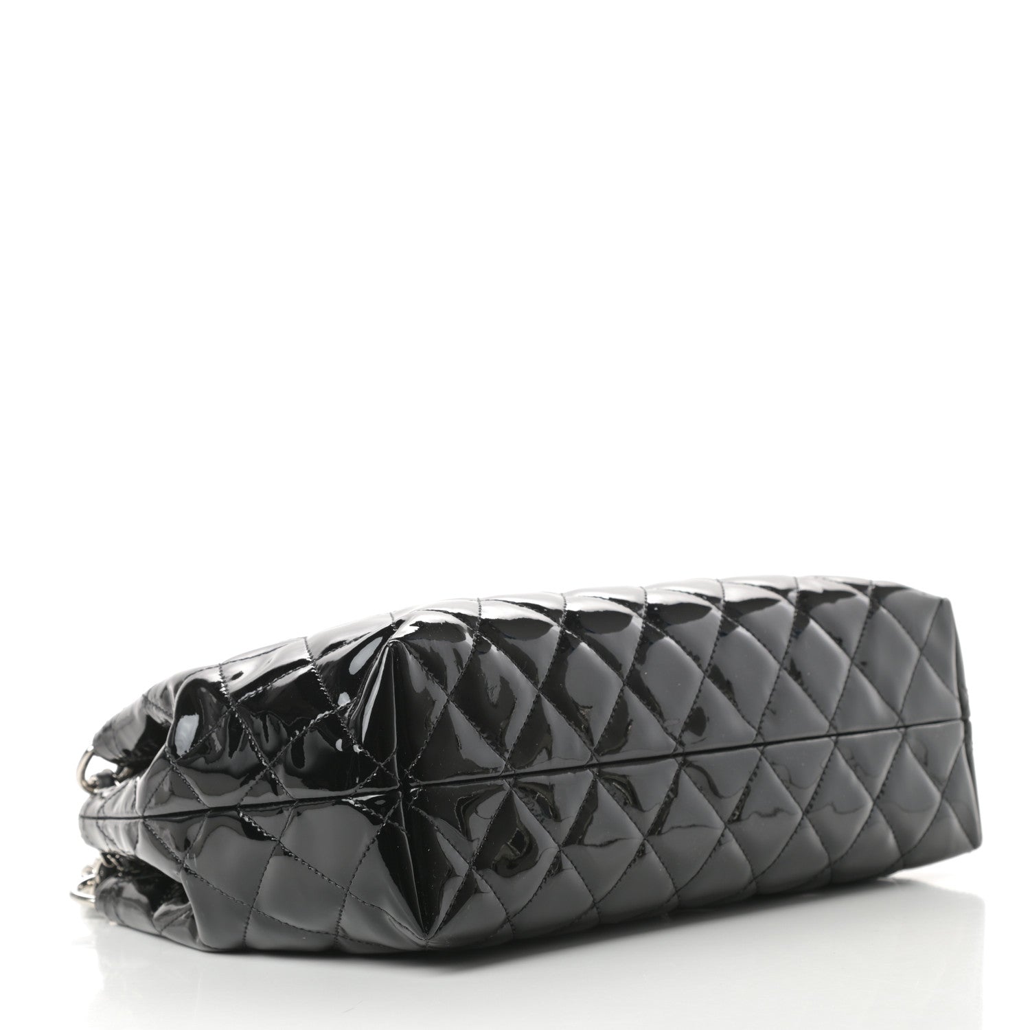 Chanel Patent Quilted Large Coco Shine Accordion Flap Black 4 of 11