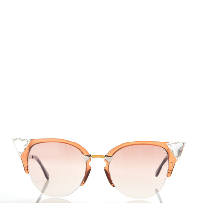 Fendi Iridia Cat Eye Sunglasses FF 0041/S Brown 2 of 7