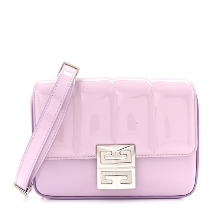 Givenchy Patent 4G Small Padded Crossbody Bag Lilac 1 of 10