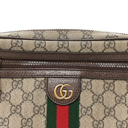 Gucci Soft GG Supreme Monogram Medium Ophidia Belt Bag Dark Brown 8 of 10
