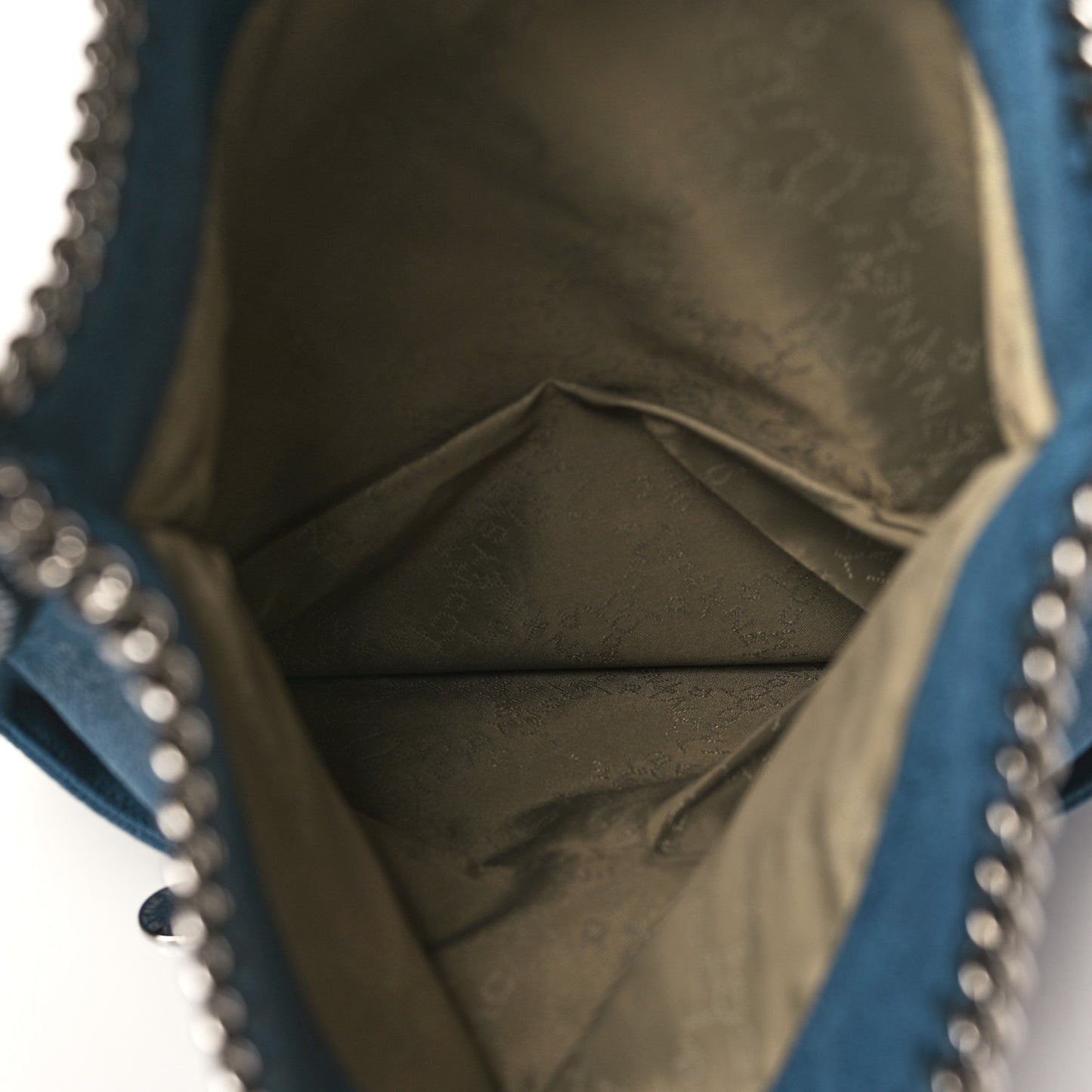 Shaggy Deer Falabella Fold Over Clutch Blue