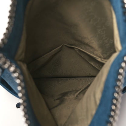 Stella McCartney Shaggy Deer Falabella Fold Over Clutch Blue 6 of 11