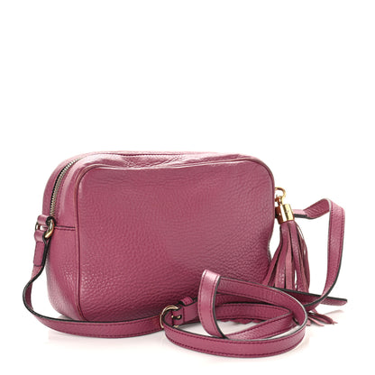 Gucci Pebbled Calfskin Small Soho Disco Bag Peonia Flower 3 of 16