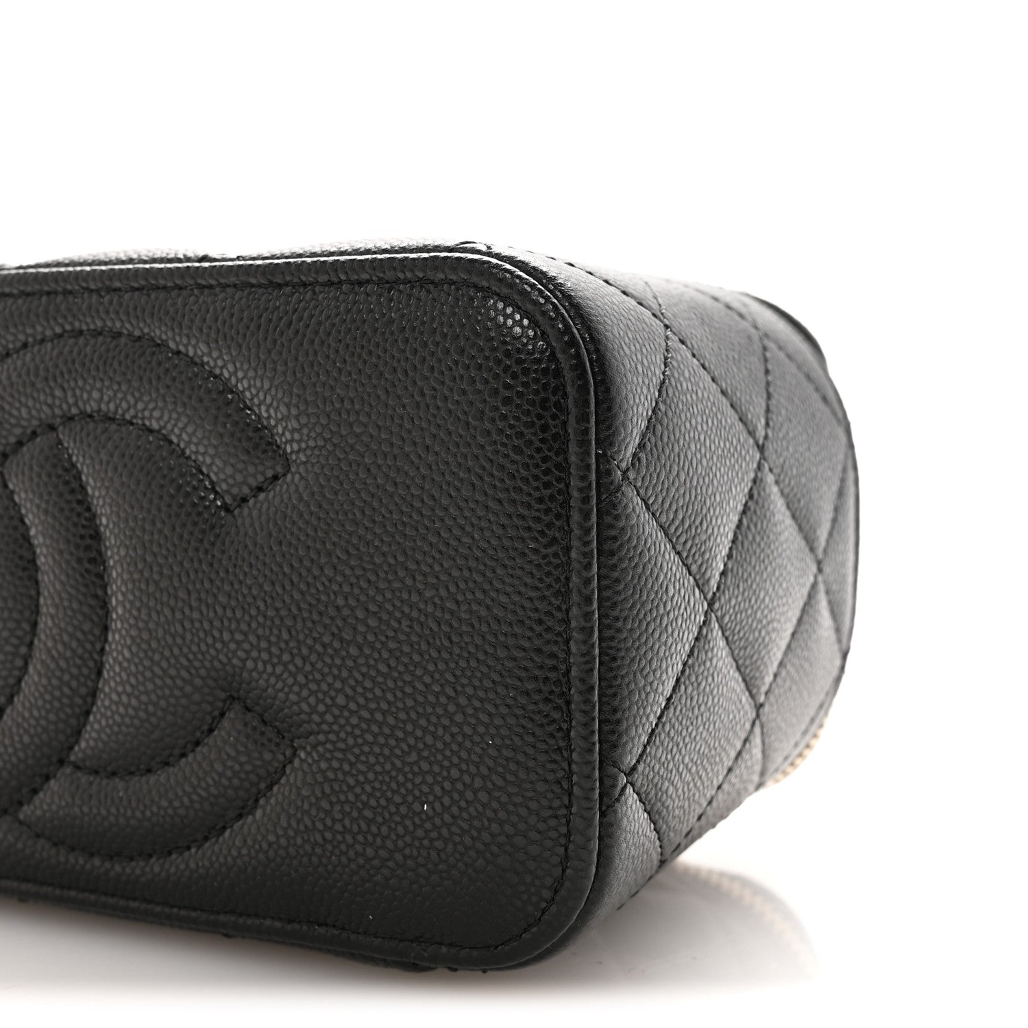 Chanel Caviar Quilted Small Vanity Case With Chain Black 10 of 11