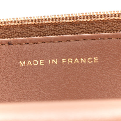 Chanel Lambskin Quilted Chanel 19 Wallet On Chain WOC Brown 7 of 11