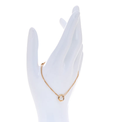 Cartier 18K Pink Yellow White Gold Trinity Bracelet 2 of 5