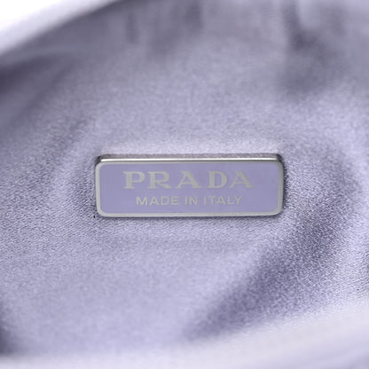 Prada Satin Crystal Mini Re-Edition 2000 Bag Glicine 6 of 10