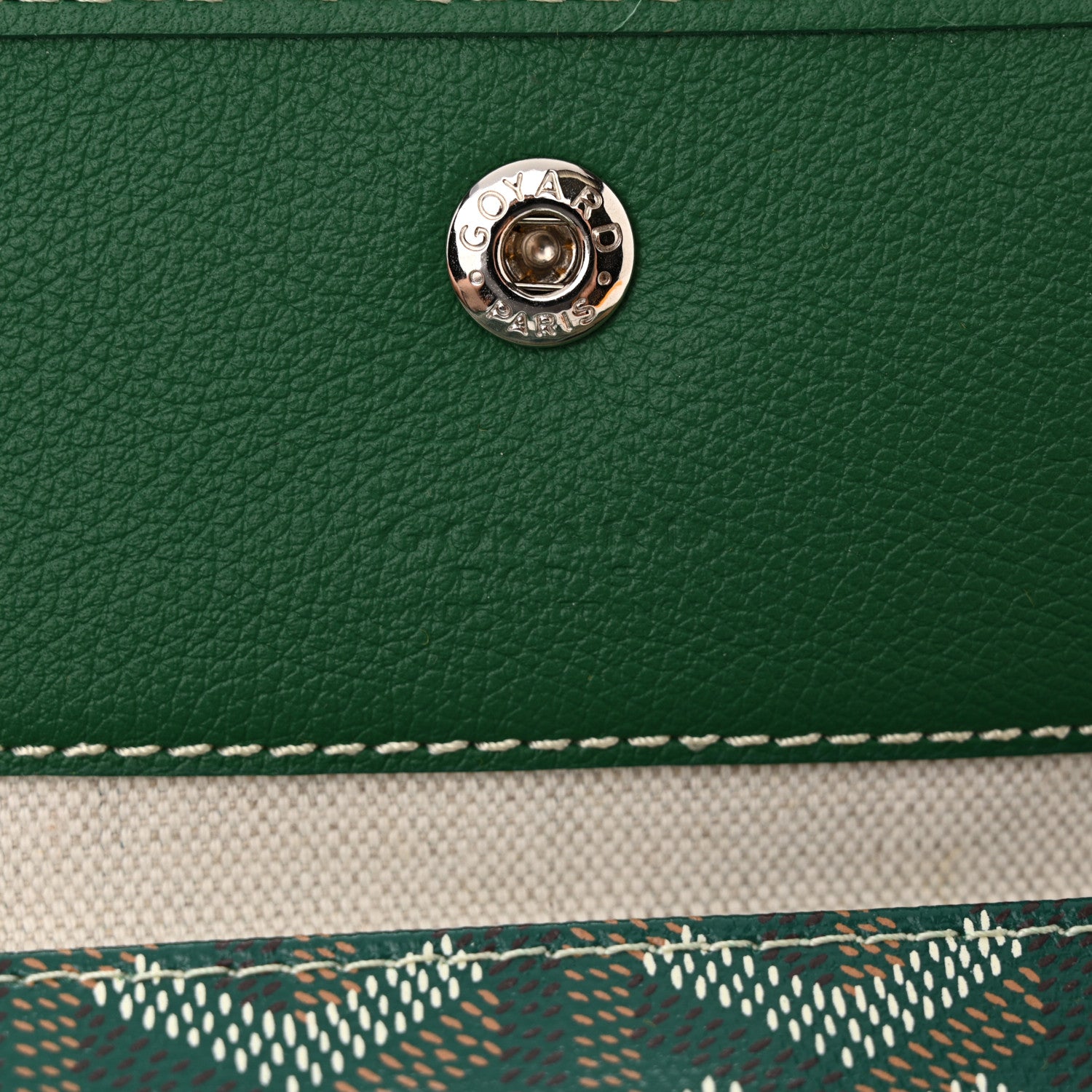 Goyard Goyardine Saint Louis GM Green 7 of 12