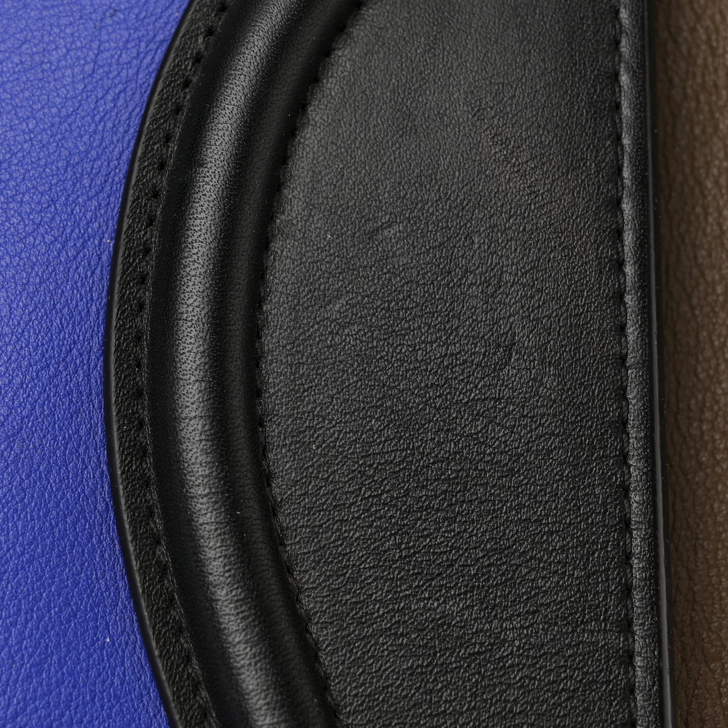 Smooth Calfskin Mini Tri-Color Luggage Indigo