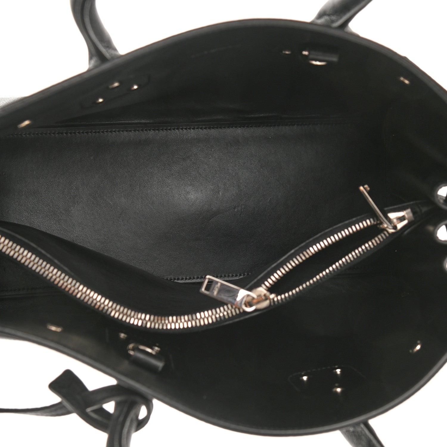 Saint Laurent Grained Calfskin Small Sac De Jour Black 5 of 10