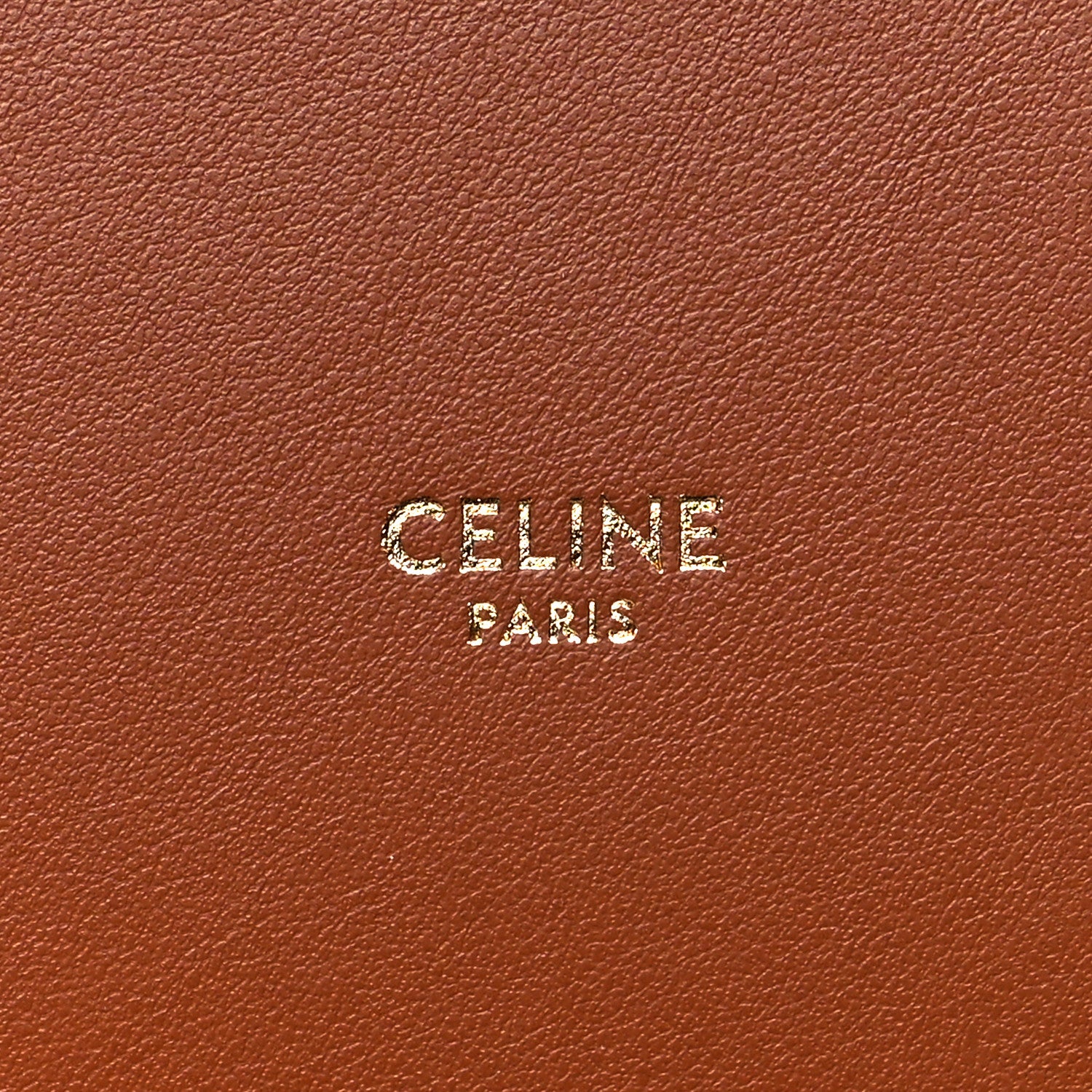 Celine Canvas Smooth Calfskin Logo Bucket 16 Bag Beige Tan 7 of 10