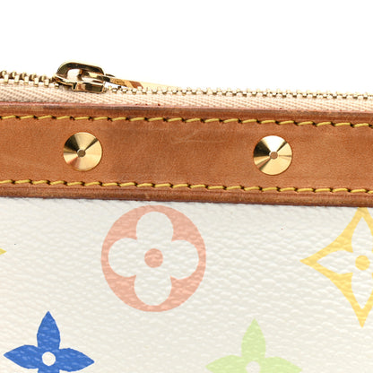 Louis Vuitton Monogram Multicolor Pochette Accessories White 8 of 10