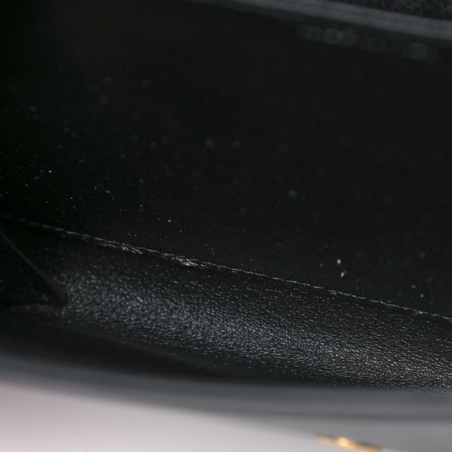 Saint Laurent Grain De Poudre Uptown Chain Wallet Black 5 of 9