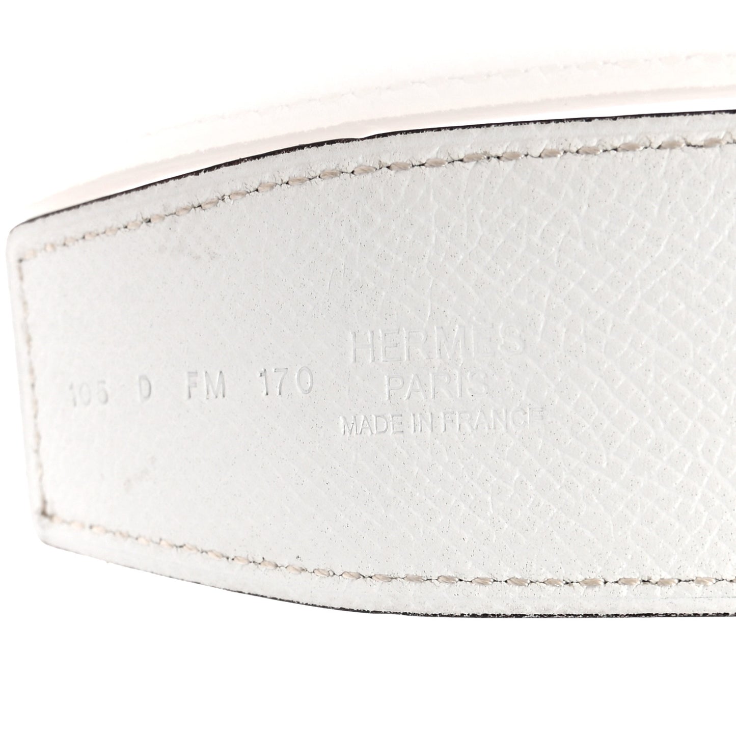 Epsom 38mm Constance 2 Belt 105 42 Etoupe White