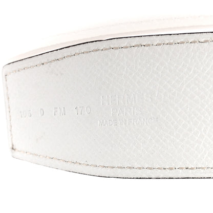 Hermes Epsom 38mm Constance 2 Belt 105 42 Etoupe White 5 of 6